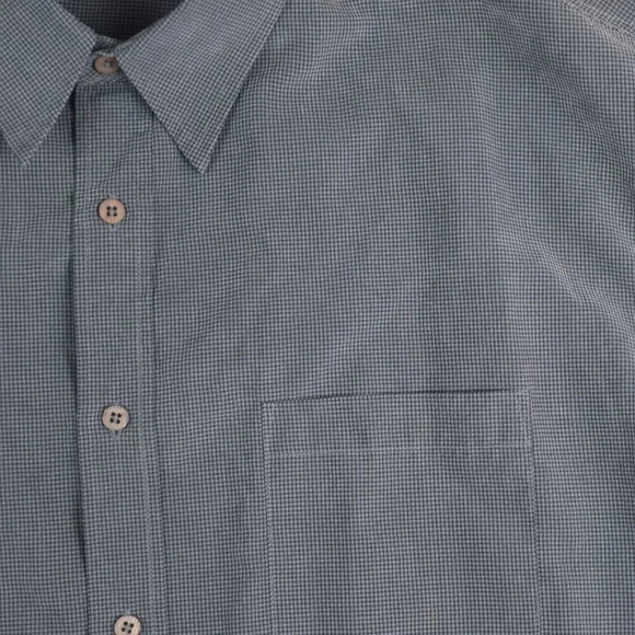 Vintage 90s Anchor Blue || Men's Button Up Shirt XXL Black Checks Y2K Surfer - Picture 4 of 7